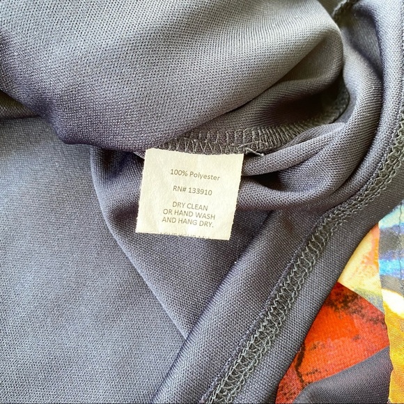 SMYM Tess tie front floral chiffon swing mini dress size small - Picture 8 of 11